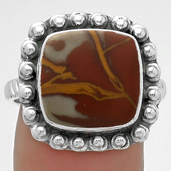 Natural Noreena Jasper Ring size-9 SDR175049 R-1124, 13x13 mm