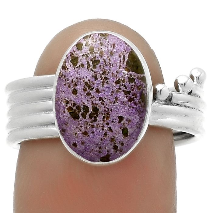 Natural Purpurite - South Africa Ring size-8 SDR175550 R-1492, 9x13 mm