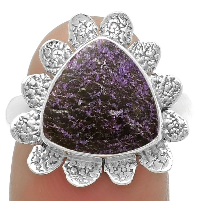 Natural Purpurite - South Africa Ring size-8 SDR175753 R-1241, 12x12 mm