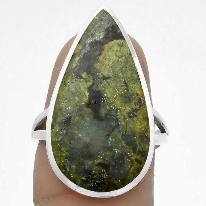 Dragon Blood Stone - South Africa Ring size-7 SDR175846 R-1005, 14x25 mm