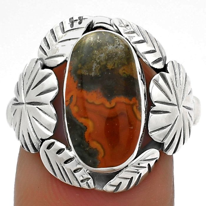 Southwest Design - Rare Cady Mountain Agate Ring size-7 SDR176217 R-1352, 8x14 mm