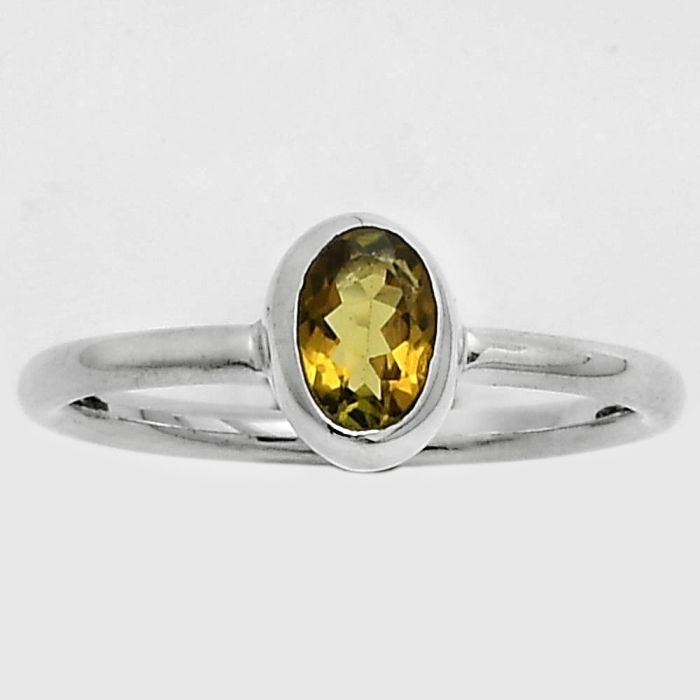 Natural Multi Tourmaline Ring size-7.5 SDR176375 R-1004, 4x6 mm