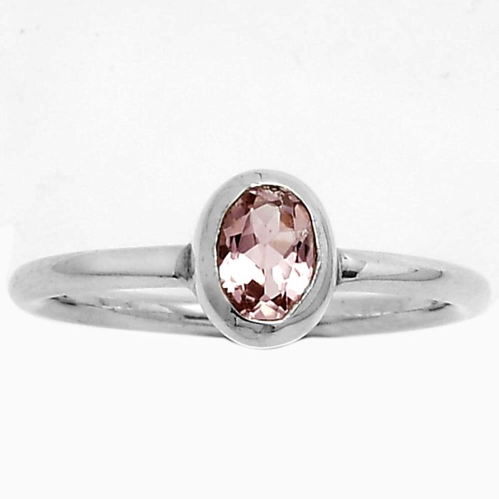 Natural Multi Tourmaline Ring size-8.5 SDR176379 R-1004, 4x6 mm