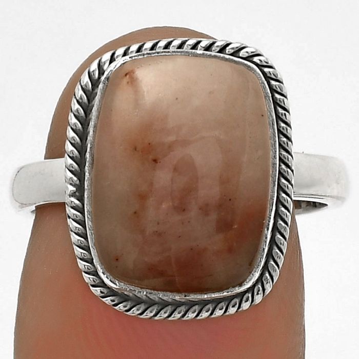 Natural Guava Quartz - Brazil Ring size-7.5 SDR177449 R-1009, 10x14 mm