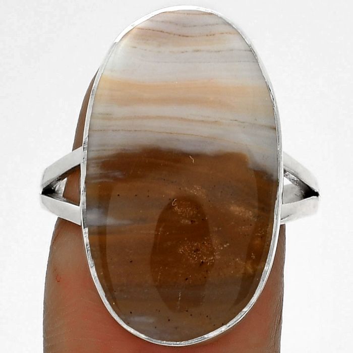 Natural Imperial Dedise Jasper Ring size-8 SDR178138 R-1002, 13x23 mm