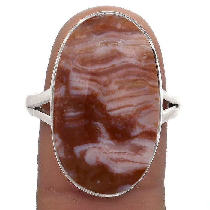 Natural Imperial Dedise Jasper Ring size-8 SDR178355 R-1002, 14x23 mm