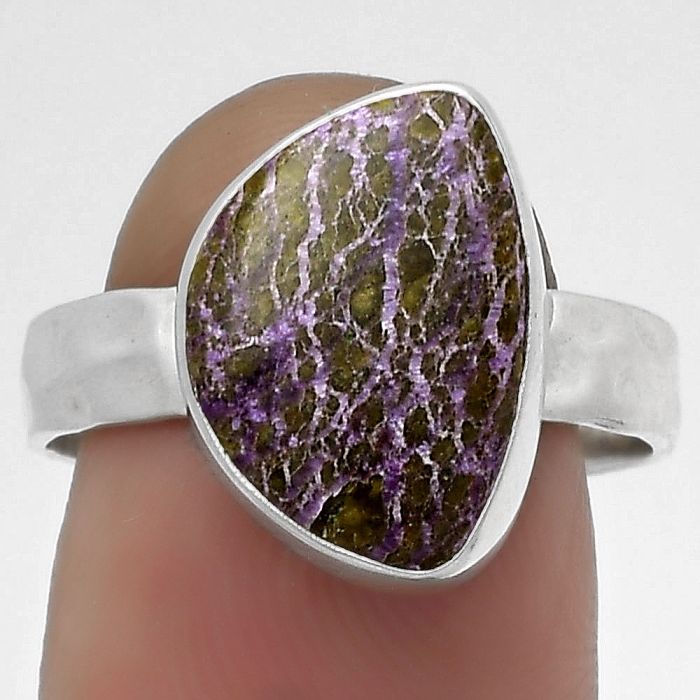 Natural Purpurite - South Africa Ring size-9 SDR179310 R-1001, 10x15 mm