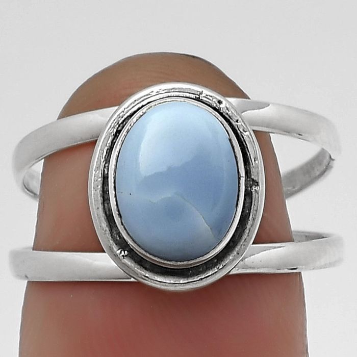 Natural Owyhee Opal Ring size-8 SDR179559 R-1156, 7x9 mm