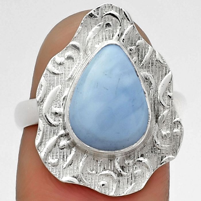 Natural Owyhee Opal Ring size-8 SDR179672 R-1090, 9x12 mm