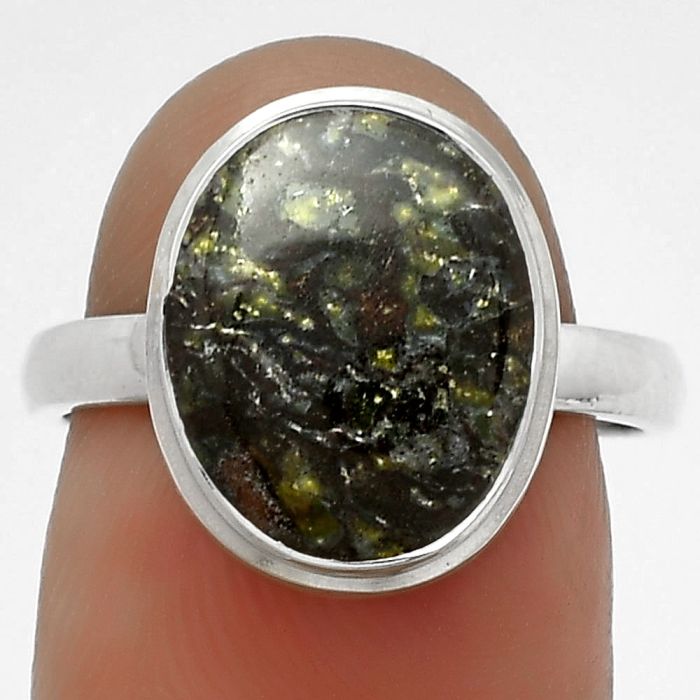 Dragon Blood Stone - South Africa Ring size-7.5 SDR179897 R-1007, 10x13 mm