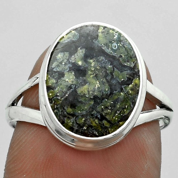 Dragon Blood Stone - South Africa Ring size-8 SDR179972 R-1008, 11x14 mm