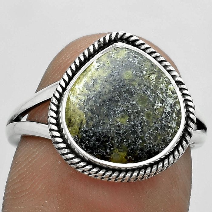 Dragon Blood Stone - South Africa Ring size-8 SDR180337 R-1010, 12x12 mm