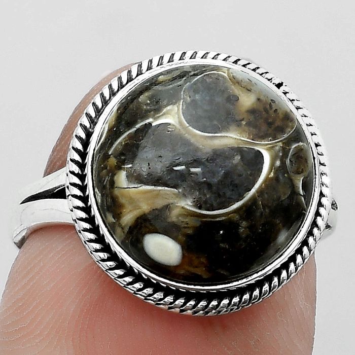 Natural Turtella Jasper - USA Ring size-7 SDR180866 R-1010, 13x13 mm