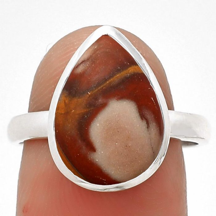 Natural Noreena Jasper Ring size-8 SDR181375 R-1004, 10x14 mm