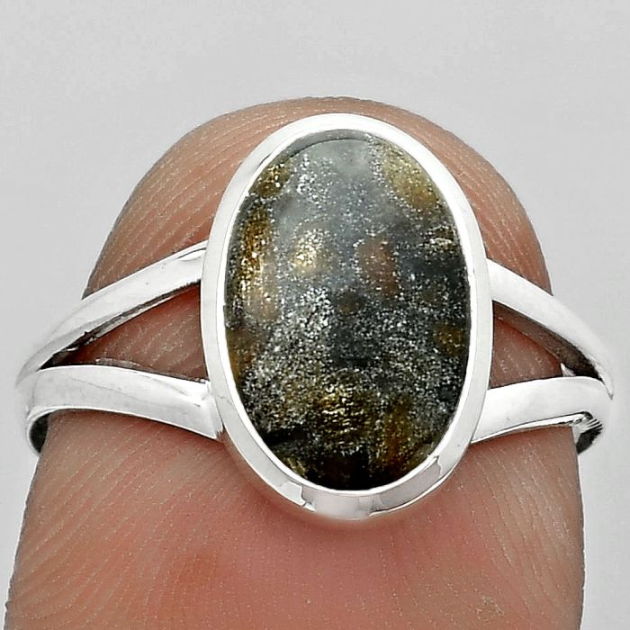 Natural Tabu Jasper Ring size-7 SDR181588 R-1005, 8x12 mm