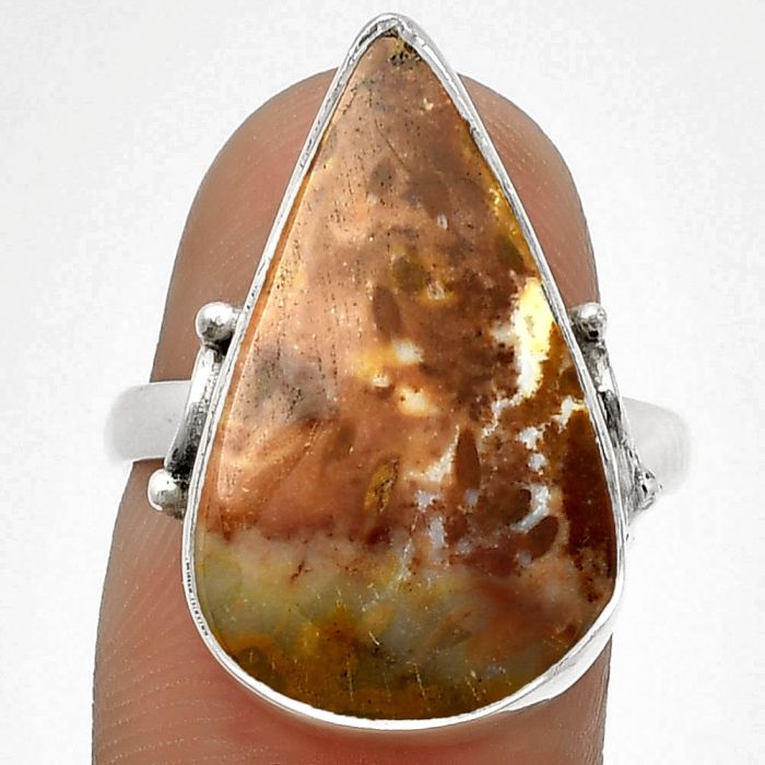 Natural Imperial Dedise Jasper Ring size-8 SDR182748 R-1198, 14x23 mm