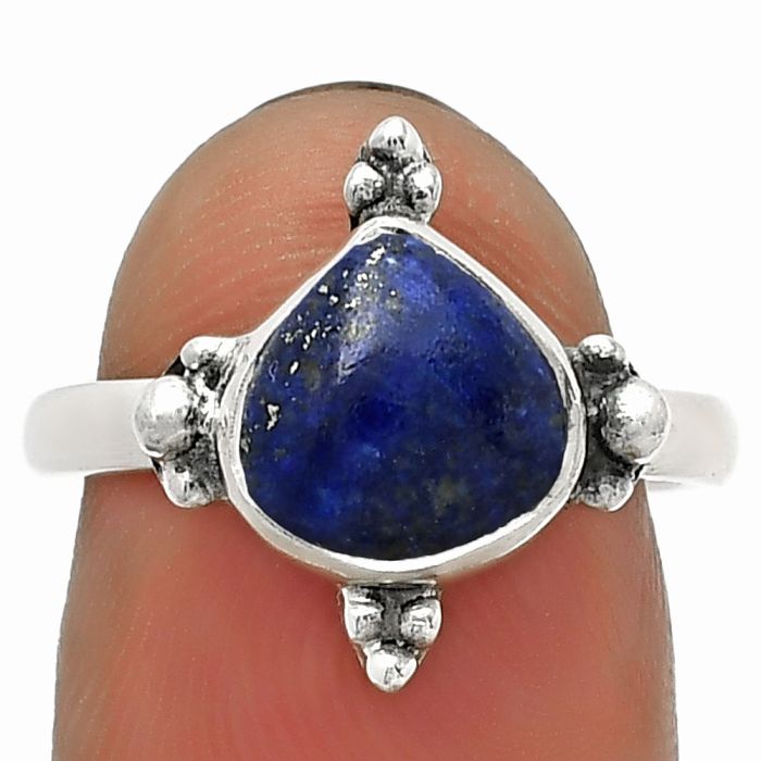 Natural Lapis Lazuli - Afghanistan Ring size-7 SDR183353 R-1127, 9x9 mm