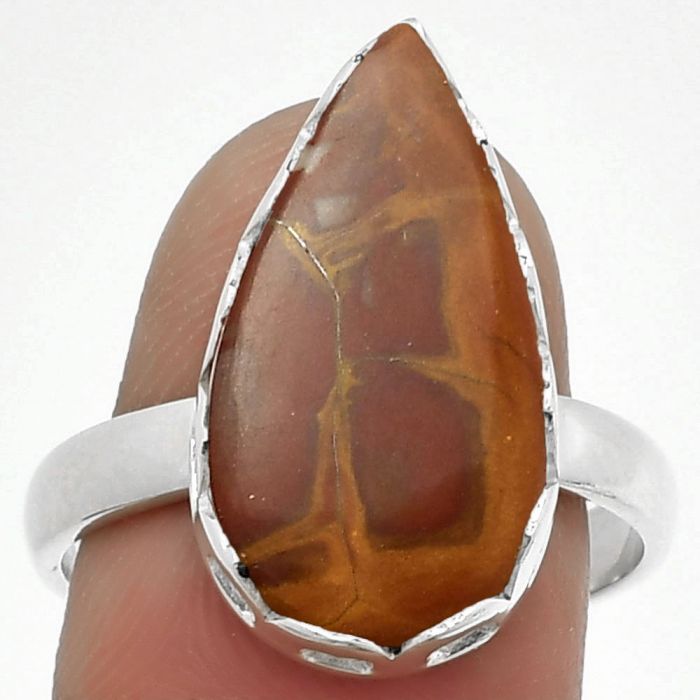 Natural Noreena Jasper Ring size-9 SDR183492 R-1428, 11x20 mm