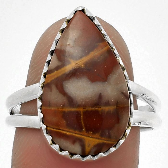 Natural Noreena Jasper Ring size-9 SDR183584 R-1210, 12x20 mm