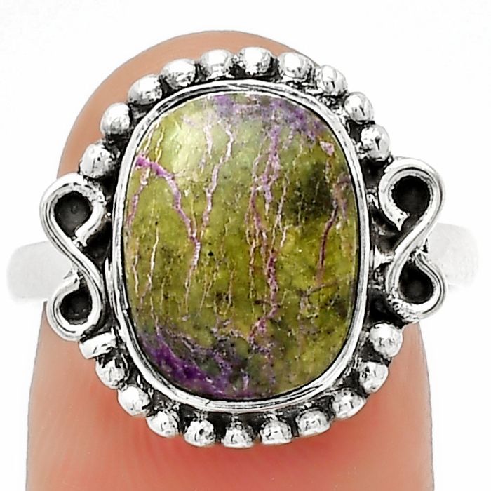 Natural Purpurite - South Africa Ring size-7 SDR185415 R-1120, 10x13 mm