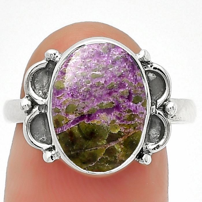 Natural Purpurite - South Africa Ring size-8 SDR185435 R-1103, 10x14 mm