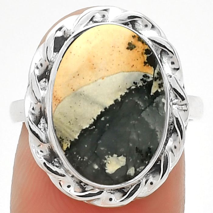 Natural Maligano Jasper - Indonesia Ring size-7 SDR189298 R-1083, 11x15 mm