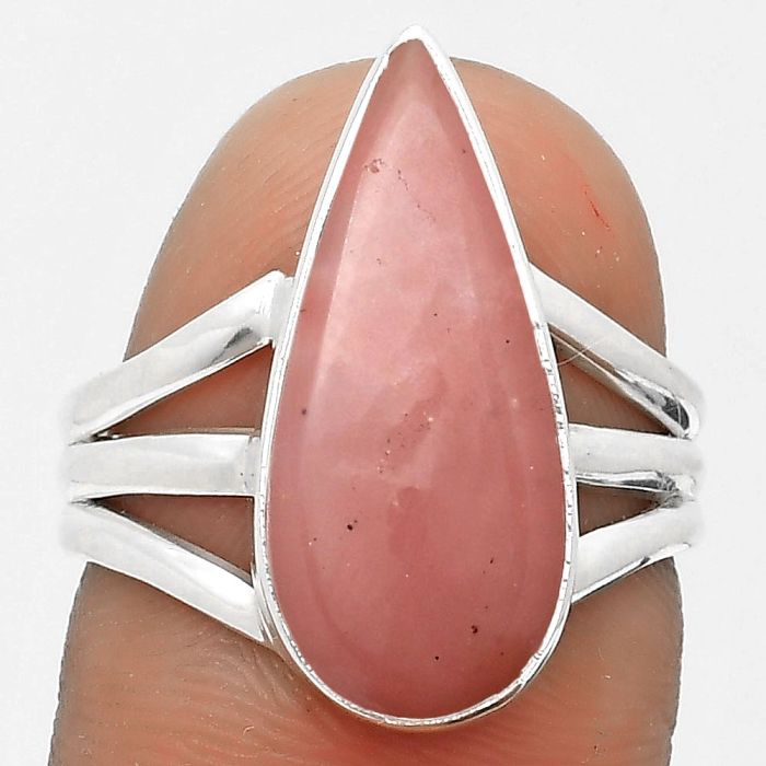 Natural Guava Quartz - Brazil Ring size-7 SDR201829 R-1003, 9x20 mm