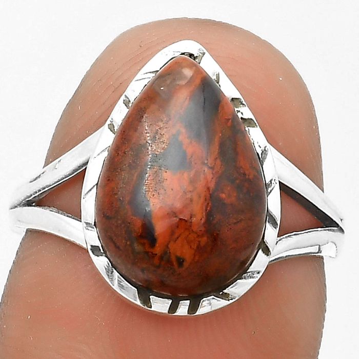 Natural Cherry Creek Ring size-7 SDR201920 R-1074, 10x14 mm