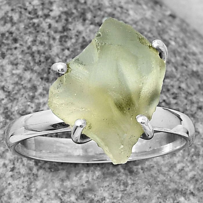 Prasiolite (Green Amethyst) Ring size-9.5 SDR206851 R-1052, 12x14 mm