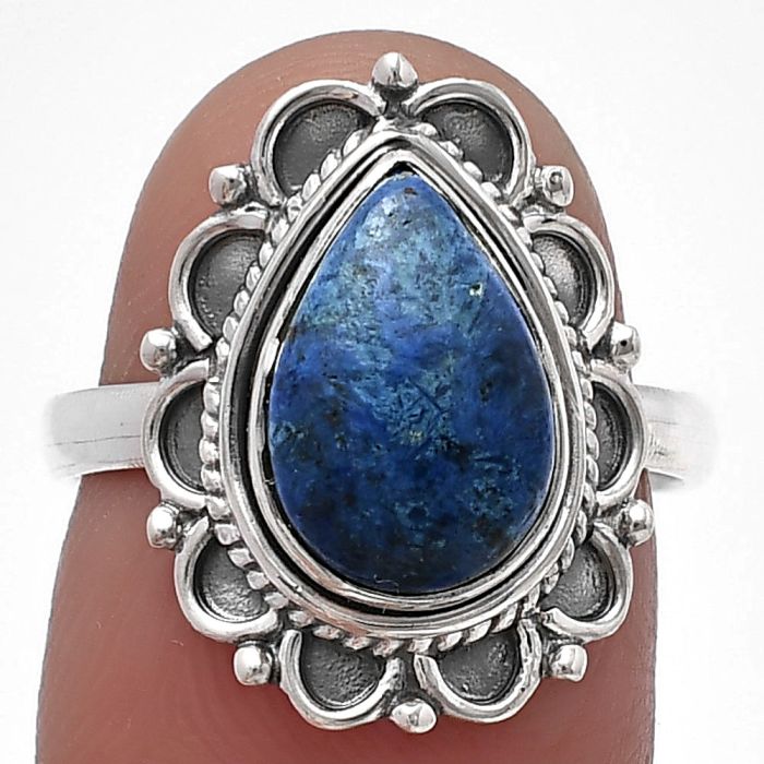 Shattuckite Ring size-7 SDR215434 R-1256, 8x12 mm