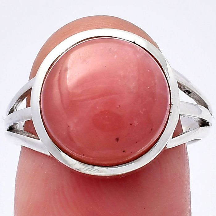 Guava Quartz Ring size-8 SDR218274 R-1006, 12x12 mm