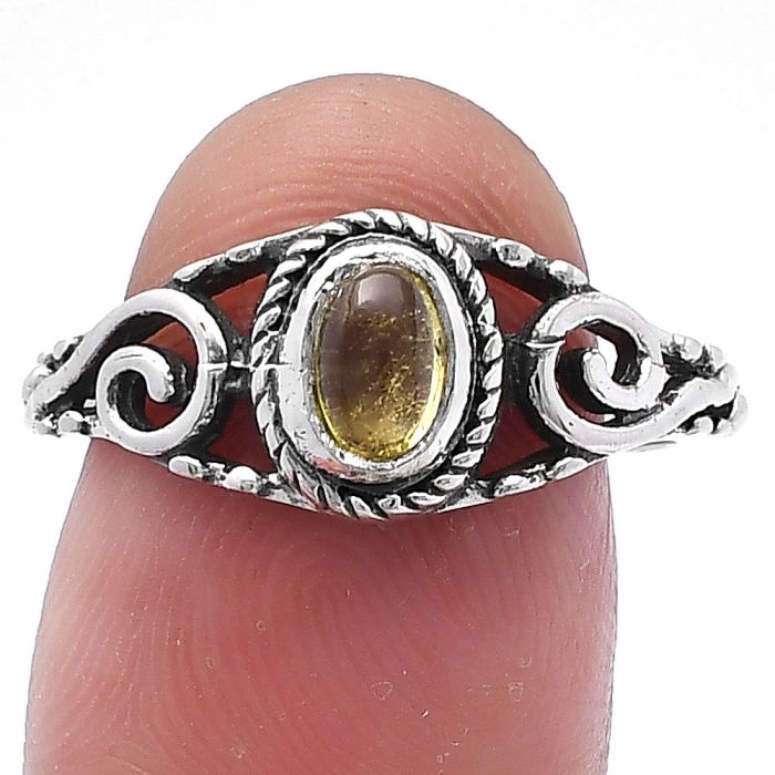 Natural Multi Tourmaline Ring size-8 SDR220635 R-1043, 4x6 mm