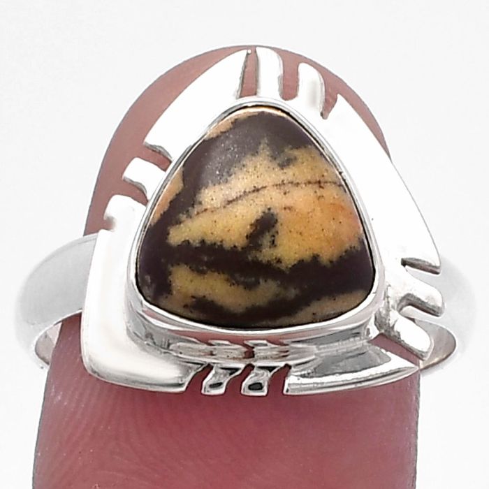 Outback Jasper Ring size-9 SDR224709 R-1240, 10x10 mm