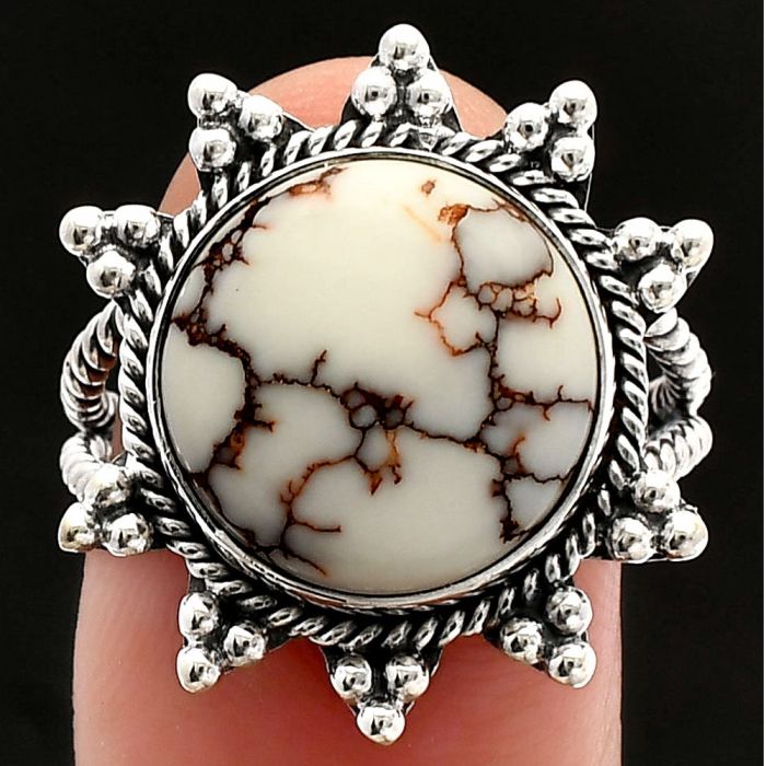 Wild Horse Jasper Ring size-8 SDR228546 R-1234, 13x13 mm