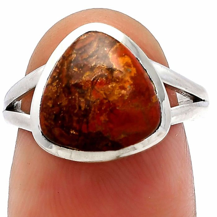 Rare Cady Mountain Agate Ring size-7 SDR230375 R-1005, 11x11 mm