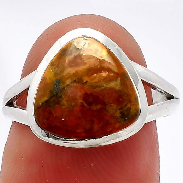 Rare Cady Mountain Agate Ring size-7 SDR230455 R-1005, 11x11 mm