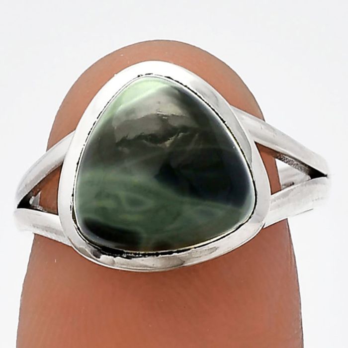 Picasso Jasper Ring size-7 SDR230495 R-1005, 11x11 mm