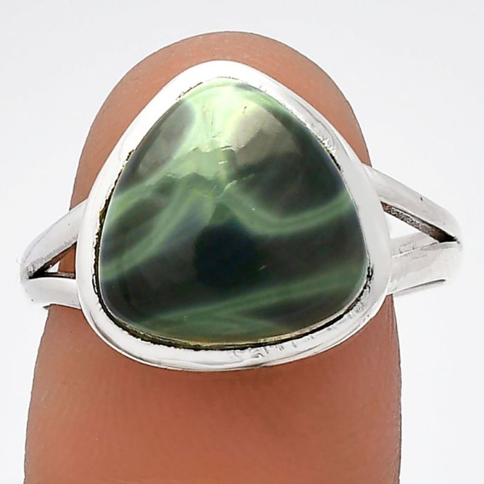 Picasso Jasper Ring size-9 SDR230498 R-1005, 12x12 mm