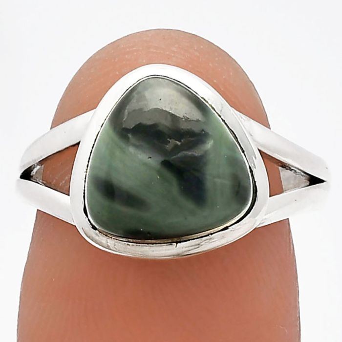 Picasso Jasper Ring size-7 SDR230636 R-1005, 10x10 mm