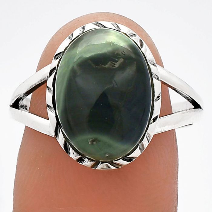 Picasso Jasper Ring size-9 SDR230860 R-1074, 10x14 mm