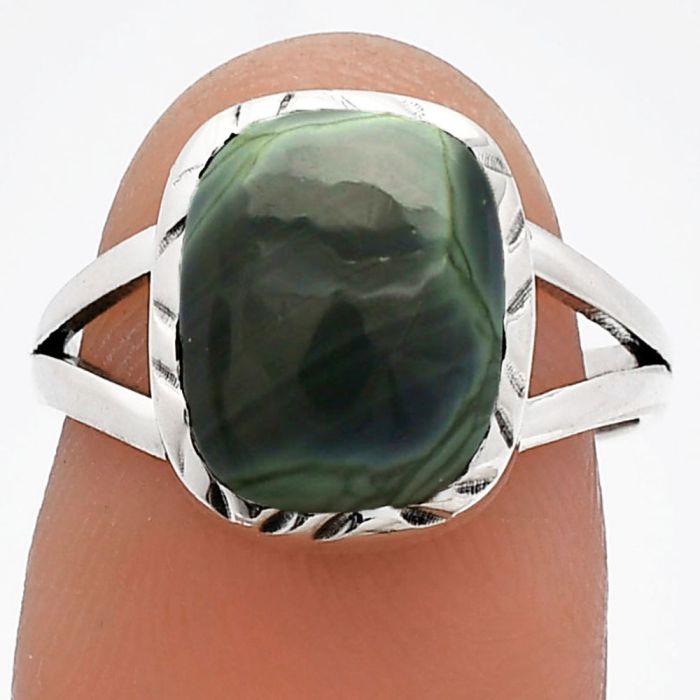 Picasso Jasper Ring size-7 SDR230922 R-1074, 9x11 mm