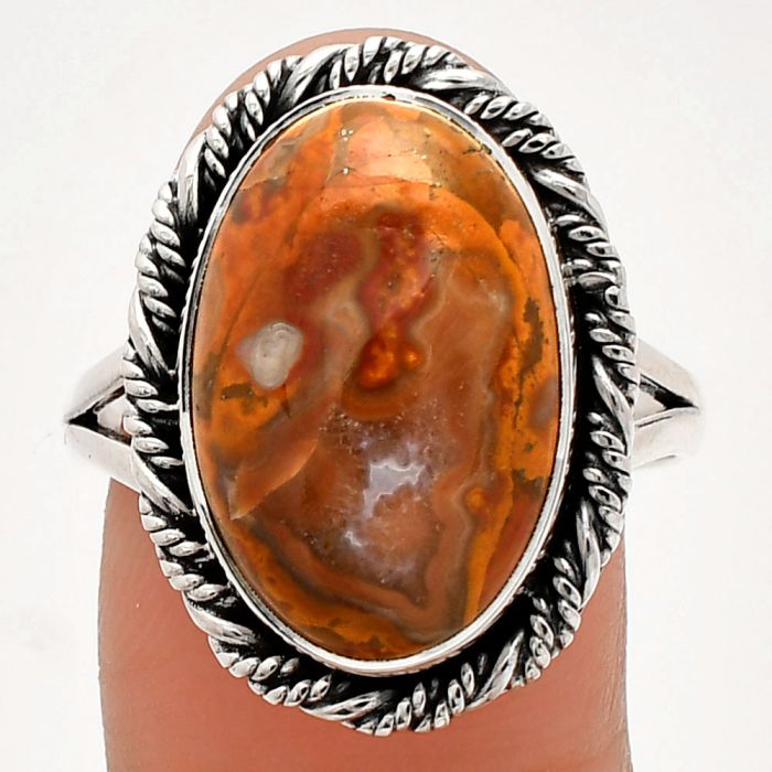 Rare Cady Mountain Agate Ring size-9.5 SDR231439 R-1014, 12x18 mm