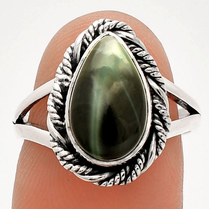 Picasso Jasper Ring size-7 SDR231535 R-1014, 8x12 mm