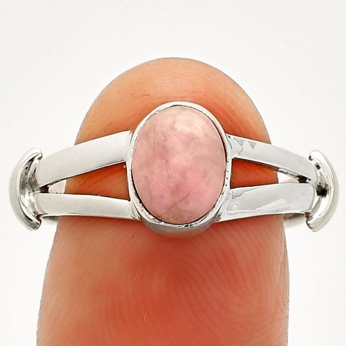 Pink Opal Ring size-9 SDR233832 R-1472, 6x8 mm