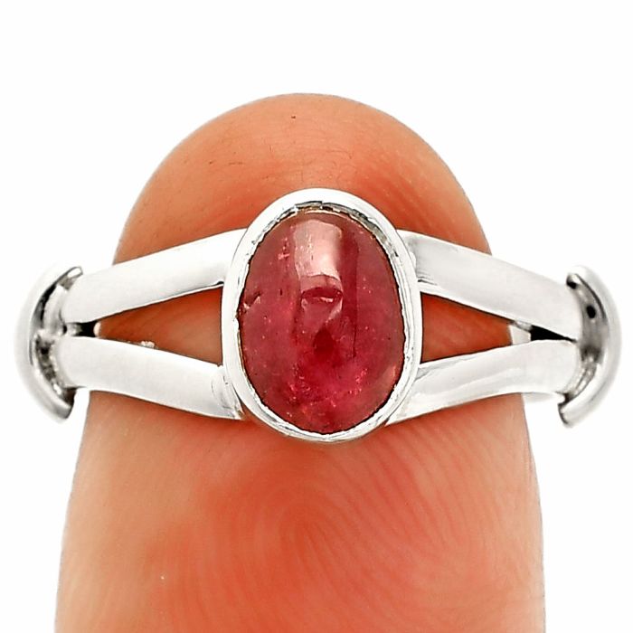 Natural Multi Tourmaline Ring size-6 SDR233863 R-1472, 6x8 mm