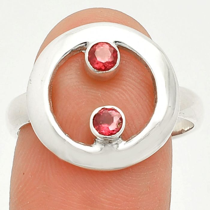 Purple Garnet Ring size-9 SDR236817 R-1540, 3x3 mm