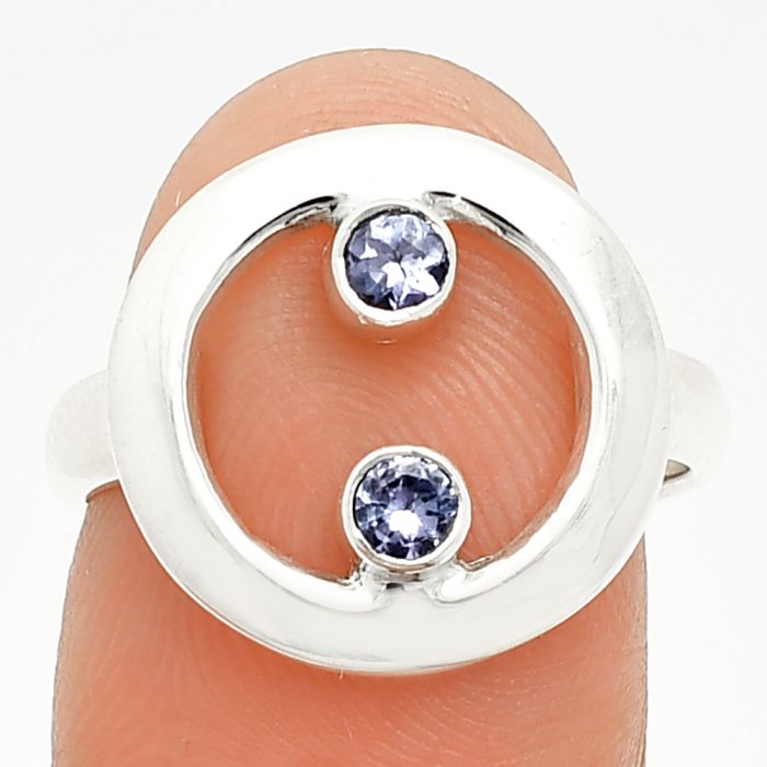 Iolite Ring size-7 SDR236840 R-1540, 3x3 mm