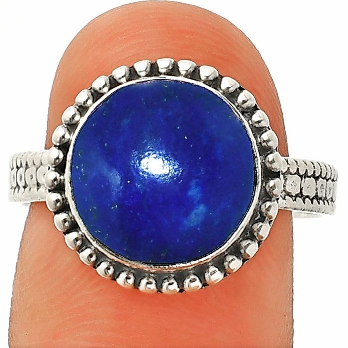 Lapis Lazuli Ring size-9 SDR237275 R-1071, 11x11 mm