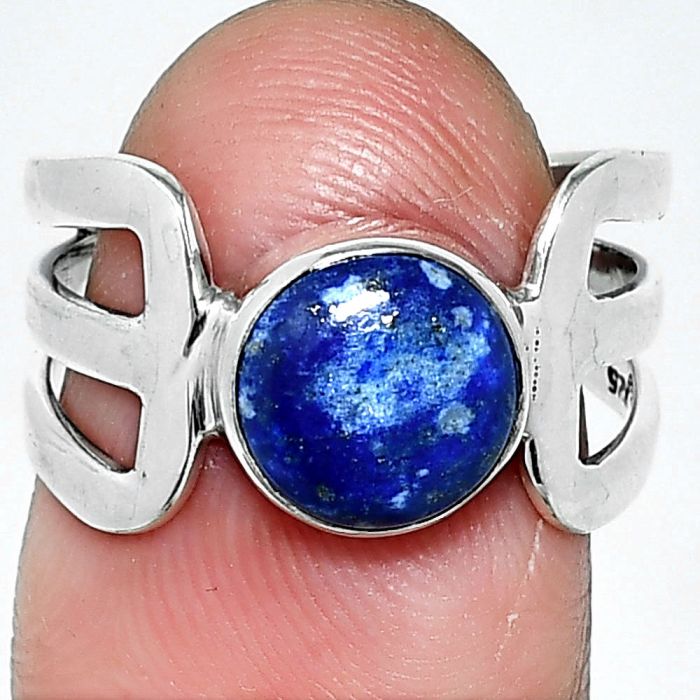 Lapis Lazuli Ring size-7 SDR237479 R-1162, 8x8 mm