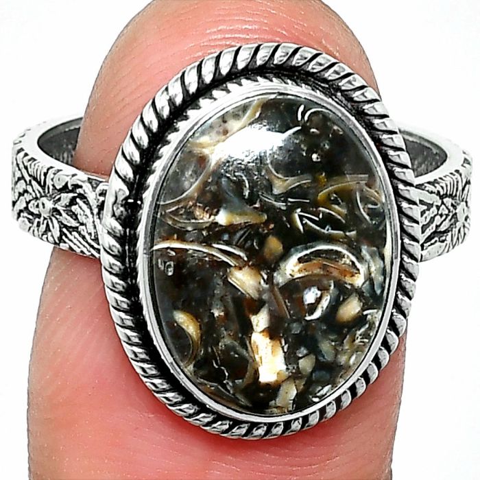 Turtella Jasper Ring size-9.5 SDR237642 R-1067, 11x15 mm